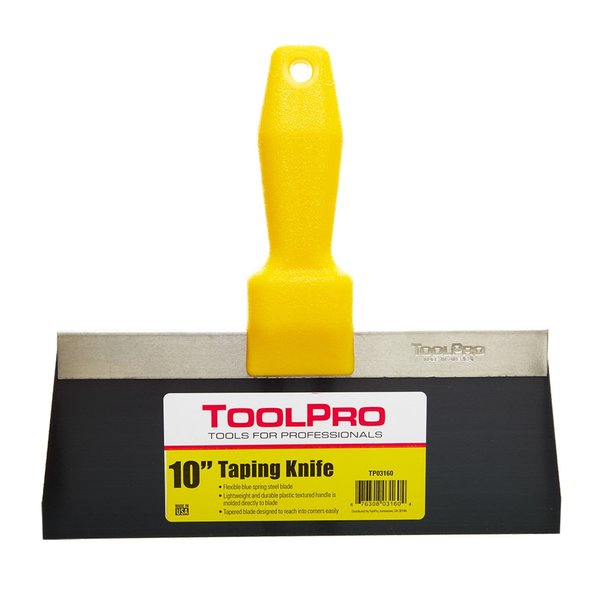Toolpro 10 in Blue Steel Taping Knife TP03160